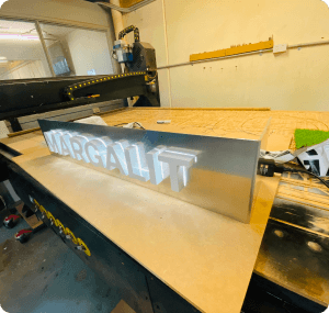 3D lettering project example 2 by DSS Custom Builds