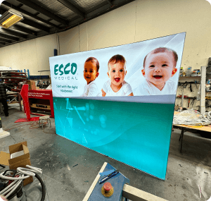 Exhibition displays project example 1 by DSS Custom Builds