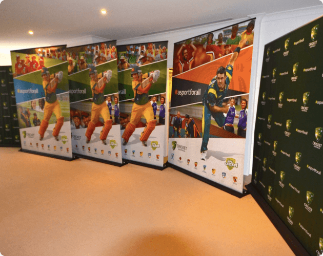 Trade show display with custom exhibition signage in Melbourne