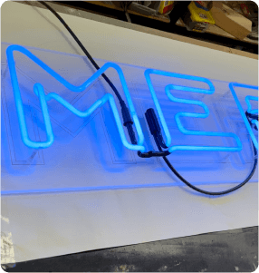 Custom Neon Signs project example 1 by DSS Custom Builds